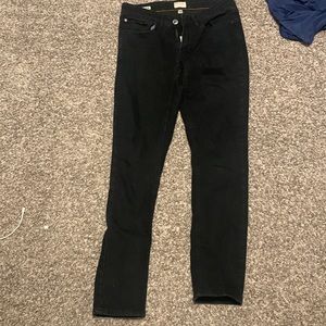 Vintage Slim Black Pants